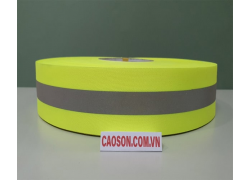 Dây đai xanh 50mm ép phản quang