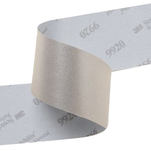 Vải phản quang màu bạc 3M 9920, có ánh vàng, giặt công nghiệp