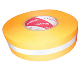 Dây đai màu cam 50mm ép phản quang 15mm không có logo 3M