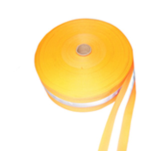 Dây đai màu cam 50mm ép phản quang 15mm không có logo 3M