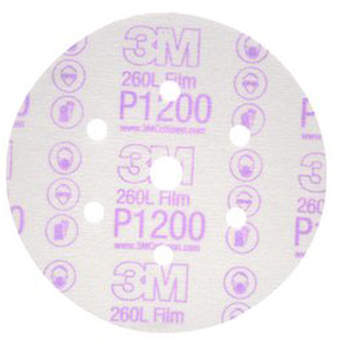 Nhám đĩa film 3M Hookit 260L, độ hạt P1200