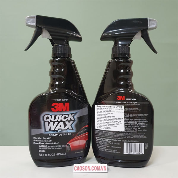 Chai xịt đánh bóng nhanh 3M Quick Wax 39034