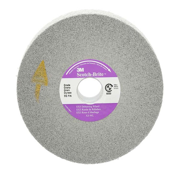 Bánh mài phá ba via Scotch-Brite EX3, X3-WL, 9S Fine