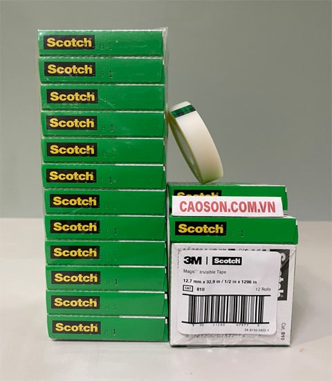 Băng keo 1 mặt 3M Scotch Magic 810