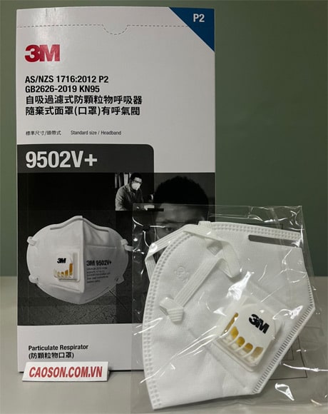 Khẩu trang bảo vệ hô hấp 3M 9502V