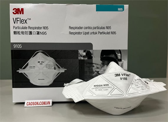 Khẩu trang 3M VFlex 9105 N95 chống bụi và virus