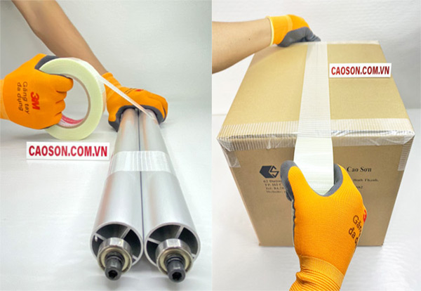 Băng keo sợi thủy tinh 2 sọc