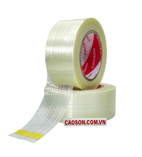 Băng keo sợi thủy tinh sọc dọc