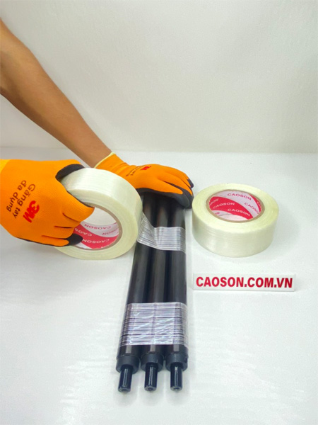 Băng keo sợi thủy tinh sọc dọc