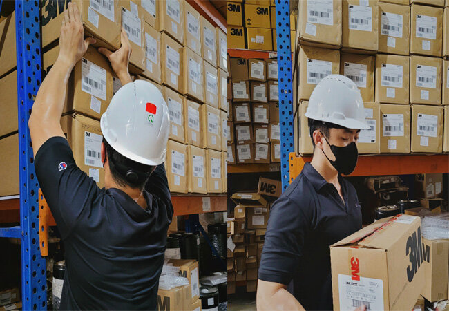 Nón bảo hộ 3M SecureFit H-701SFV-UV, có lỗ thông khí, bộ cảm biến tia UV 